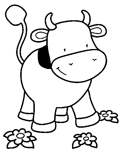 coloriage vache 41  Coloriage en ligne gratuit pour enfant