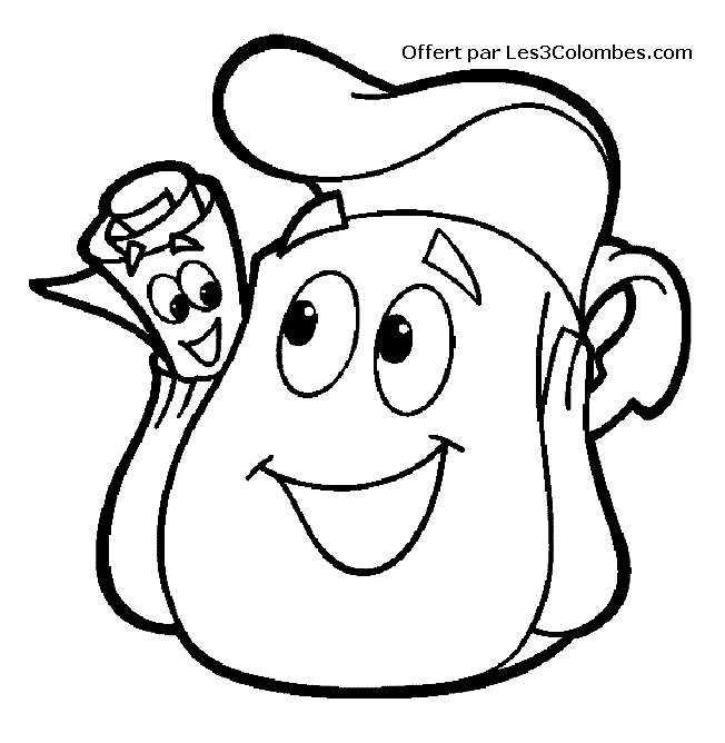 coloriage dora 39