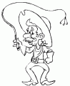 coloriage cowboy 20