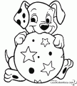 coloriage chien petit dalmatien 30