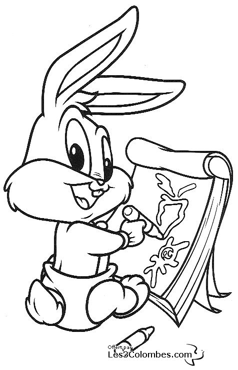 coloriage bunny toons