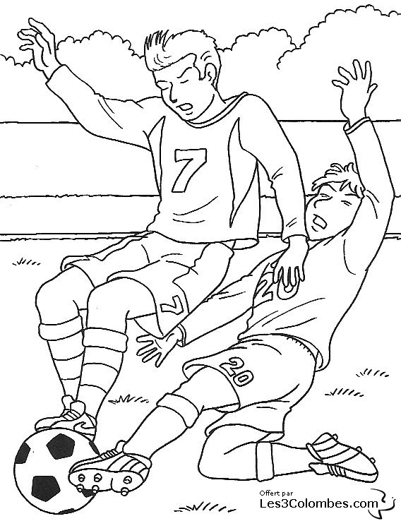coloriage foot-ball 05