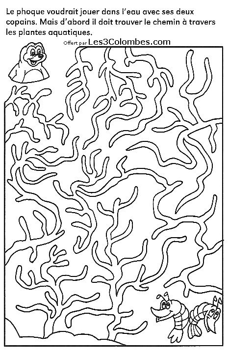 labyrinthe dessin 41 - Coloriage en ligne gratuit pour enfant