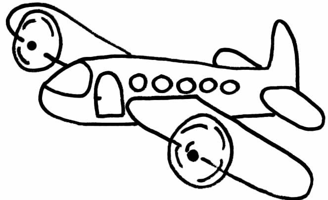 coloriage avion 14