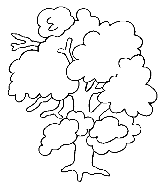 coloriage arbre 08  Coloriage en ligne gratuit pour enfant