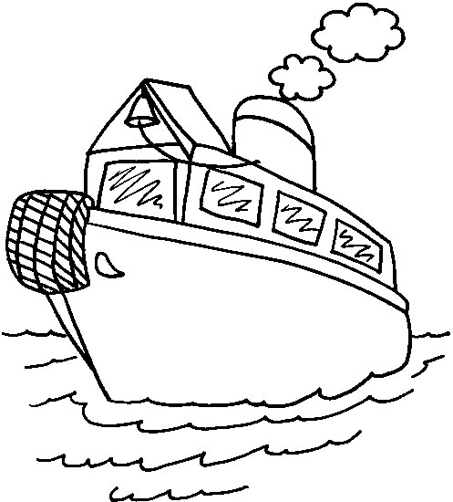 coloriage bateau 03