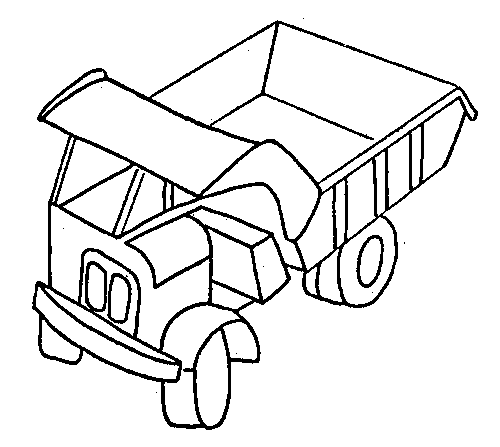 coloriage camion 02
