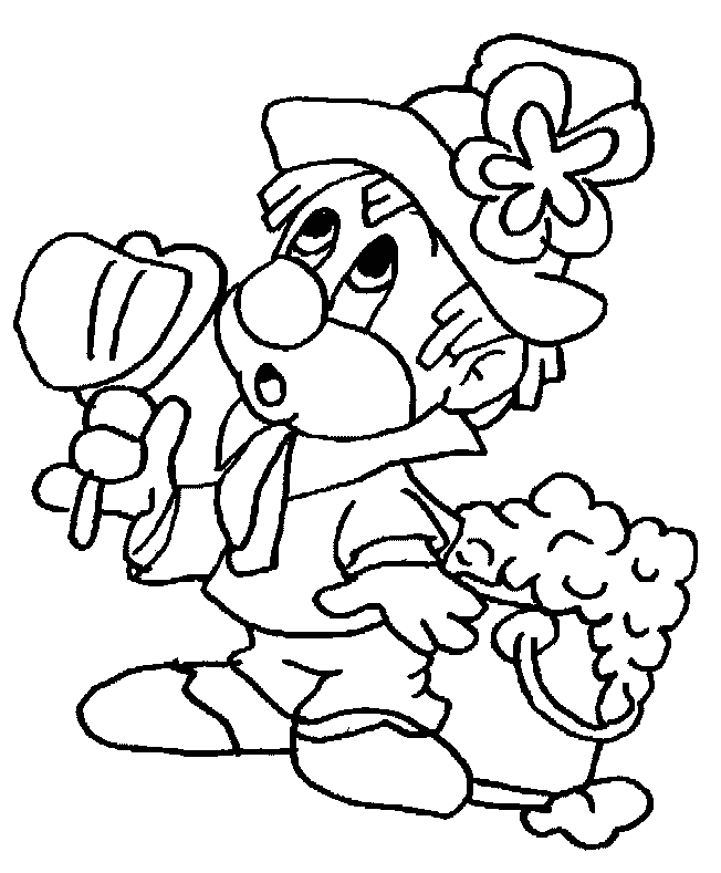 coloriage clown 30