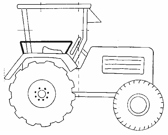 coloriage tracteur ferme 03