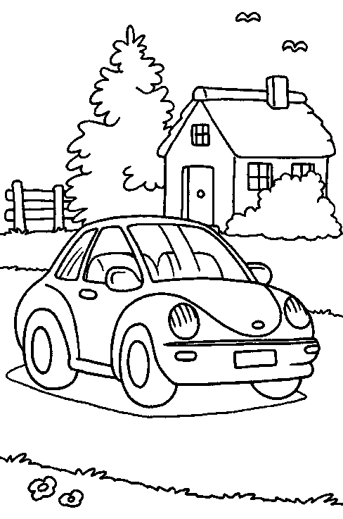 coloriage de voiture 15