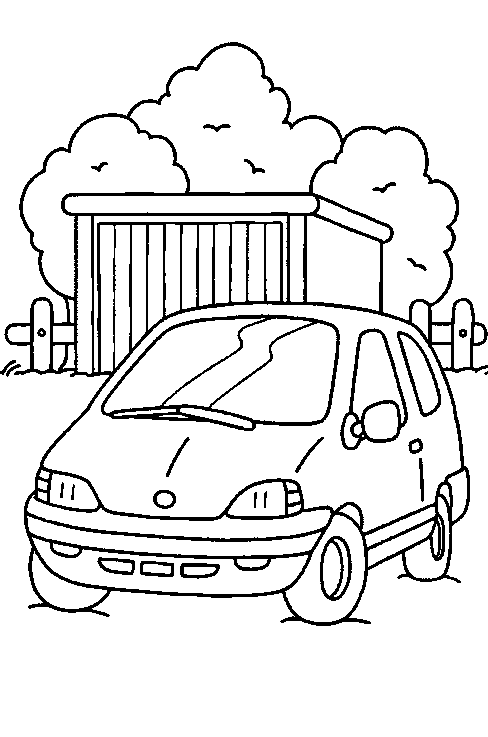 coloriage de voiture 18